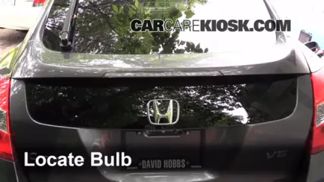 2012 Honda Crosstour EX-L 3.5L V6 Éclairage Feu de freinage central (remplacer l'ampoule)